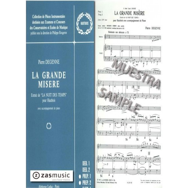 Degenne, Pierre: La Grande Misère. Extrait de La Nuit des Temps