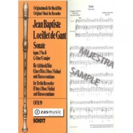 Loeillet de Gant: Sonaten op. 3 (nr. 4)