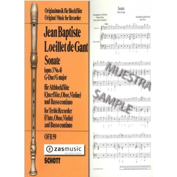 Loeillet de Gant: Sonaten op. 3 (nr. 4)