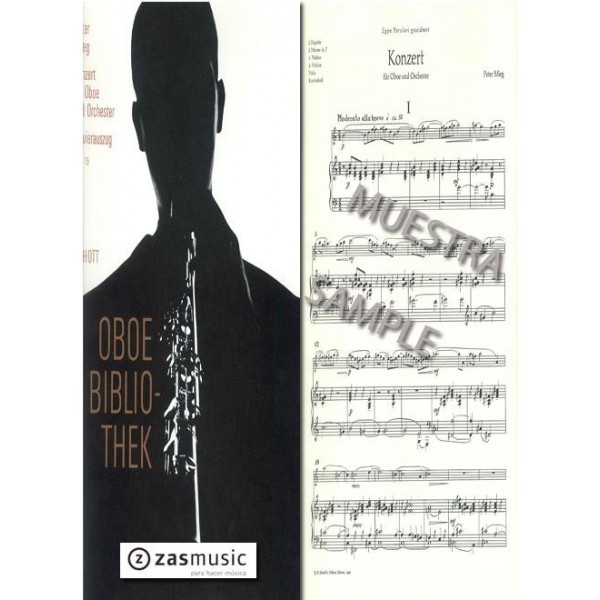 Mieg, Peter: Konzert (1957) fúr Oboe und Orchester