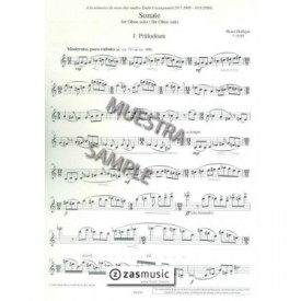 Holliger: Sonate for oboe solo