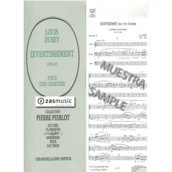 Durey: Divertissement opus 107 (1967)