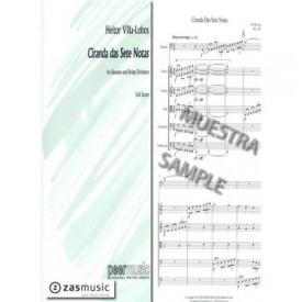 Villa-Lobos: Ciranda das sete notas. Score