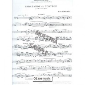 Dutilleux: Sarabande et Cortège para fagot y piano