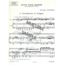 Tansman: Suite for basson and piano