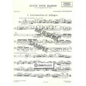 Tansman: Suite for basson and piano