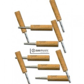 Tudel para cañas de oboe, marca LORÉE y con baño de plata (47 mm)