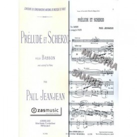 Jeanjean: Prélude et scherzo para fagot y acompañamiento de piano