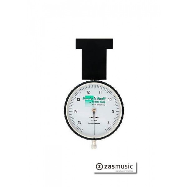 Micrómetro que nos indica el radio