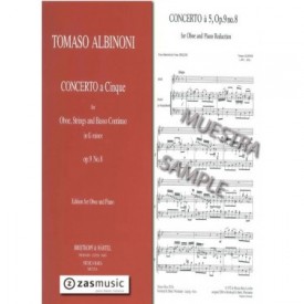 Albinoni: Concerto a cinque for oboe in G minor op. 9 nº 8