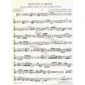 Bach, Sonate G minor BWV 1030b