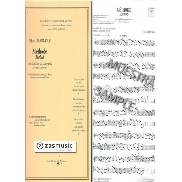 Debondue, Albert: Studi progressivi (vol. 3) del método Sellner