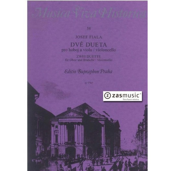 Fiala: Zwei Duette für Oboe und Bratsche / Violoncello