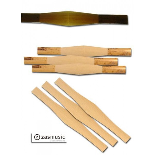 Palas fagot gubiadas, afiladas, con forma Medir