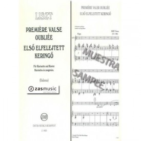 Liszt: Première valse oubliée para clarinete y piano