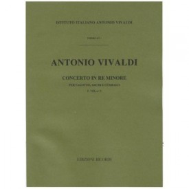 Vivaldi: Concerto in Re minore per fagotto, archi e cembalo F.VIII n 5 RV 481