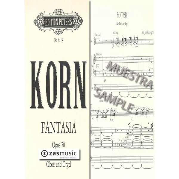 Korn: Fantasia op. 70 Ob. U Org.