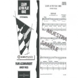 Wastall, Peter.  Acompañamiento de piano del Aprende tocando el oboe