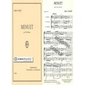 Vachey: Menuet para tres fagots