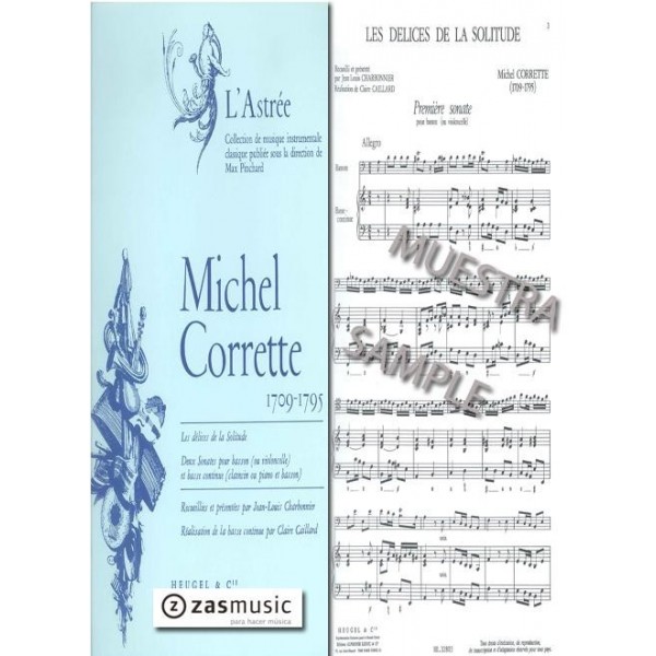 Corrette: Les délices de la solitude para fagot