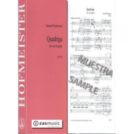 Konietzny, Heinrich: Quadriga for four Bassoons