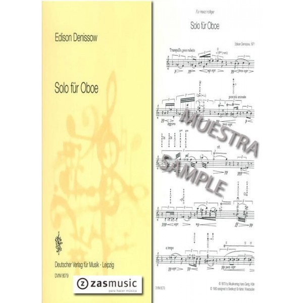 Denissow: Solo für oboe