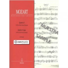 Mozart: Quartet in F major for oboe, violi, viola and violoncello KV 370 (368b)