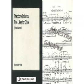 Antoniou: Five likes for solo oboe (oboe d´amore)