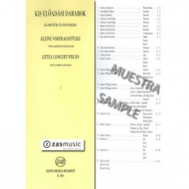 Little concert pieces para clarinete y piano. Vol.I