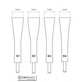 punta forma caña contrafagot