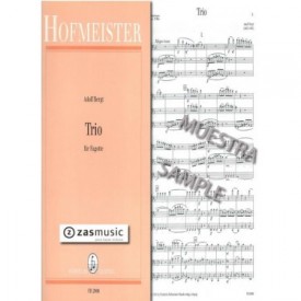 Bergt, Adolf (1822-1862): Trio für fagotte