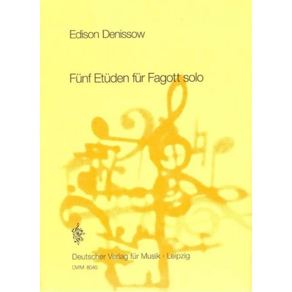 Denisow: Fünf etüden für fagott solo