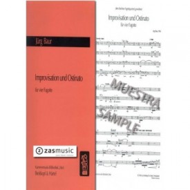 Baur: Improvisation und ostinato für vier fagotte