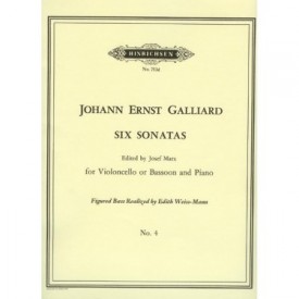 Galliard: Six sonatas for violoncello or bassoon and piano Sonata IV