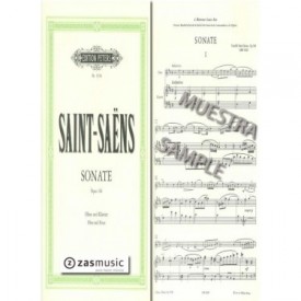 Saint-Saëns: Sonate op. 166 Oboe And Piano