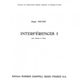 Boutry: Interférences 1 pour basson et piano