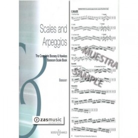 Escalas y arpegios para fagot