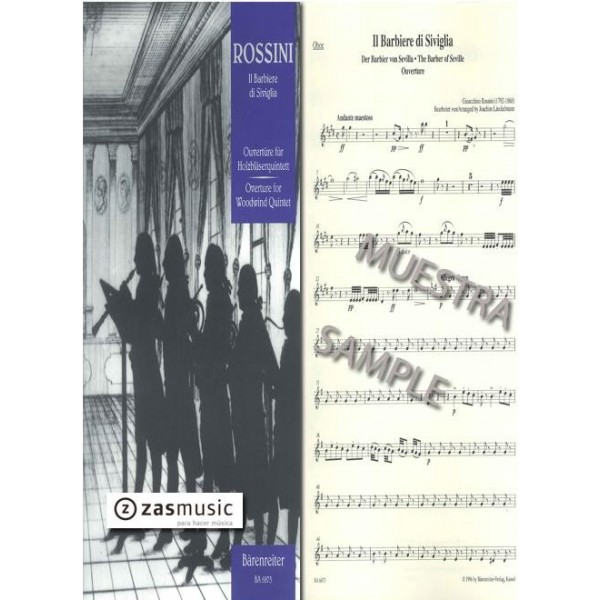 Rossini: Il Barbiere di Siviglia. Overture for Woodwind quintet