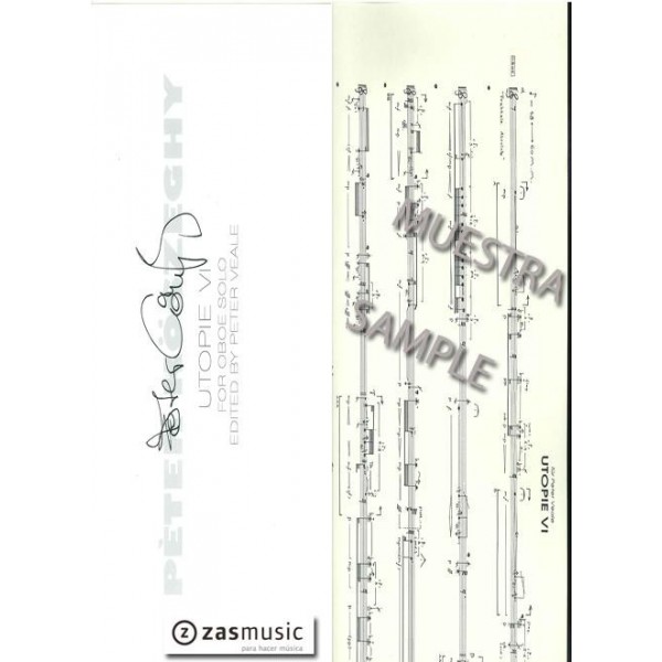 Köszeghy: Utopie VI for oboe solo (1996)