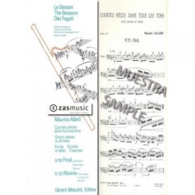 Allard: Short Pieces in all keys. fagot y piano 29 y 30