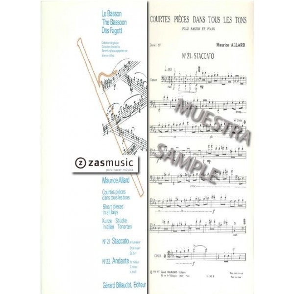 Allard: Short Pieces in all keys. N 21 E flat major n 22 C minor.