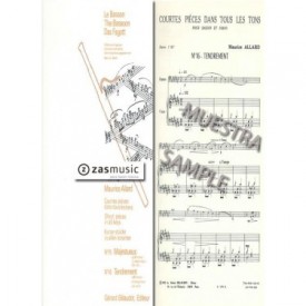 Allard, Maurice: Short Pieces in all keys. N 15 C sharp major n 16 A sharp minor.