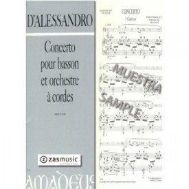 d´Alessandro: Concerto pour basson et orchestre à cordes