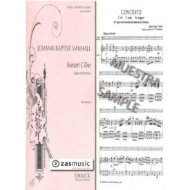 Vanhal: Konzert C-dur fagot y orquesta
