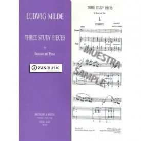 Milde: Three study pieces for bassoon