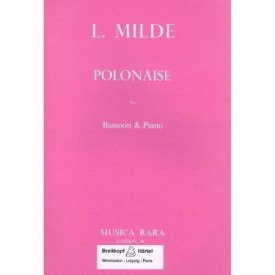 Milde: Polonaise for bassoon and Piano