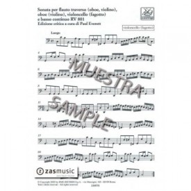 Vivaldi: Sonata per flauto traverso, oboe, violoncello e basso continuo RV 801