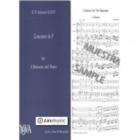 Johnsen: Konzert in F-Dur für 2 fagotte und Klavier