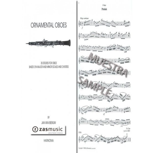 Beekum: Ornamental Oboes 35 studies for oboe