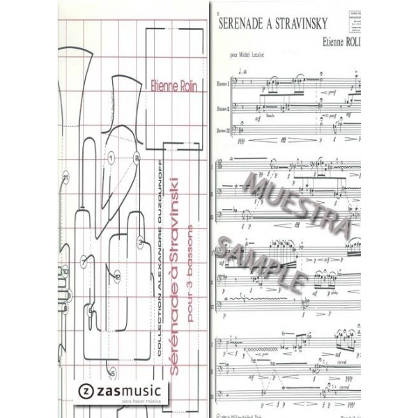 Rolin, Etienne: Sérénade à Stravinski pour 3 bassoons